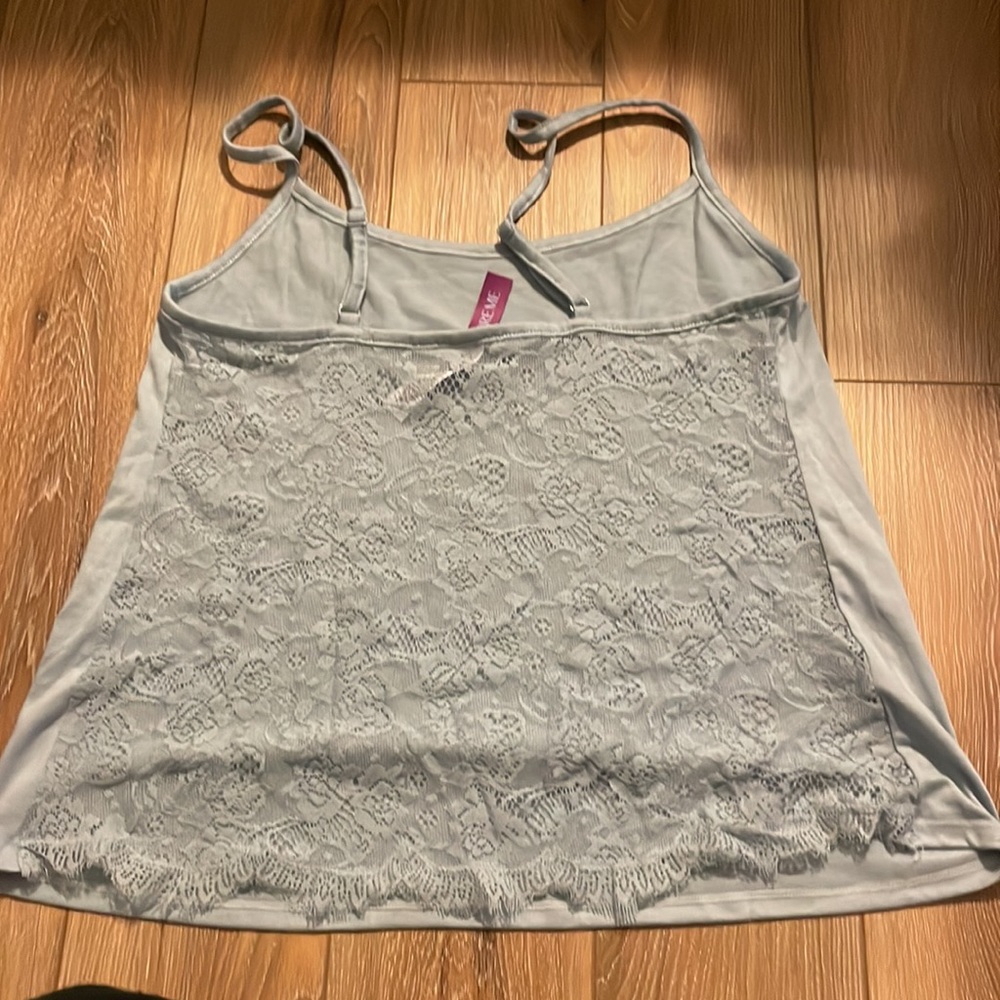 adore me lace back sleep tank